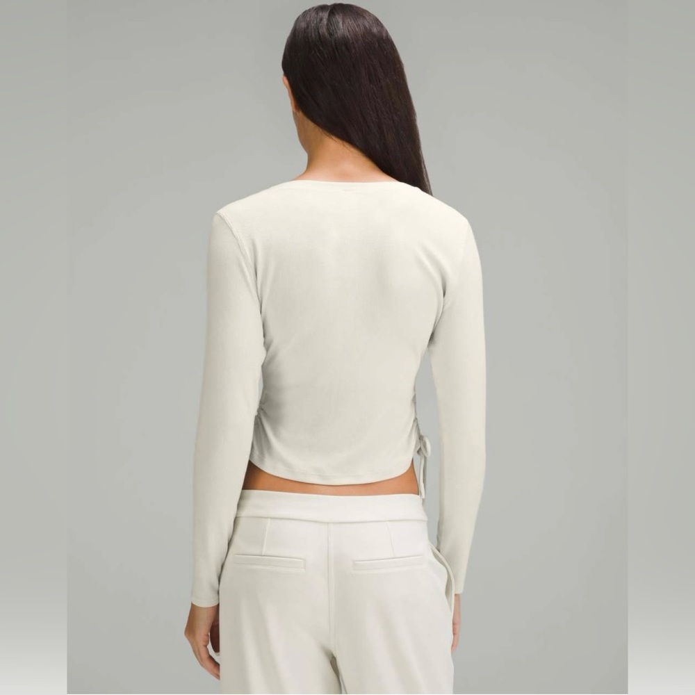 Lululemon Side-Cinch Ribbed Cardigan - Picture 3 of 14